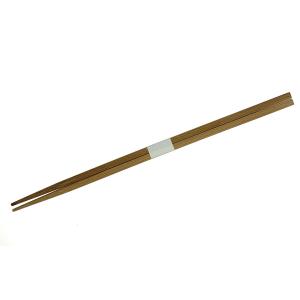 割り箸　すす（炭化）竹箸　角箸　24cm 白帯巻　100膳 業務用