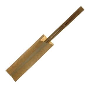 割り箸 炭化 すす竹天削 箸 24cm 箸袋　ハカマ　未晒し　ナチュラル 袋入り 500膳 業務用 日本国内加工　竹箸　9寸