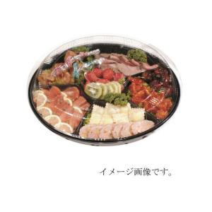 回転 オードブル皿 尺5寸 朱天黒 48cm パーティー皿 : 台所の道具屋