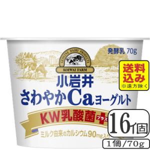 【送料無料込み※遠方除く※お得意様セット】小岩井さわやかCaヨーグルト（KWプラス) 【70g×16...