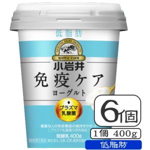 小岩井免疫ケアプラズマ乳酸菌ヨーグルト （低脂肪） 容量400ｇ× 【6個 （１ケース）】の商品画像