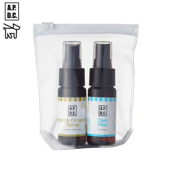 APDC ニームシトロネラスプレー＆クールミストミニセット 各 30ml エーピーディーシー お手入...