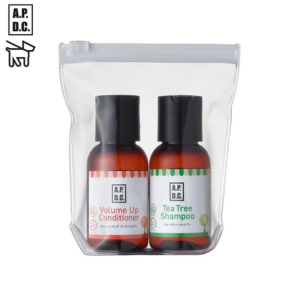 APDC シャンプー＆ボリュームアップコンディショナーミニセット 各 50ml エーピーディーシー ...