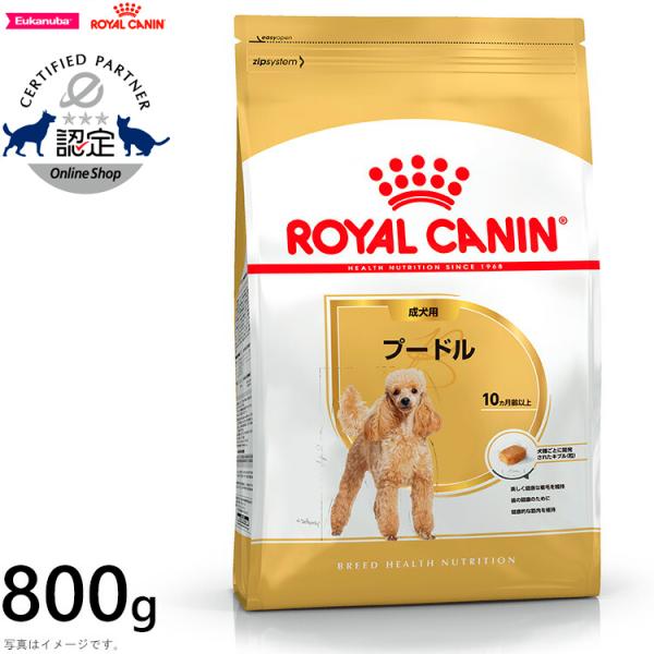 エントリーで+4倍！4月25日！ロイヤルカナン 犬 ドッグフード プードル 成犬用 800g