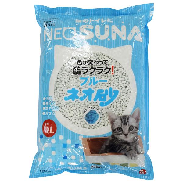 コーチョー ネオ砂 ブルー 6L