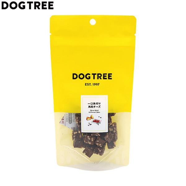 ドッグツリー 犬用おやつ 一口角切り 馬肉チーズ 約35g 国産 無添加
