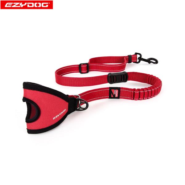 イージードッグ EZYDOG ハンディゼロショックリード レッド ショートリード 持ち手部分