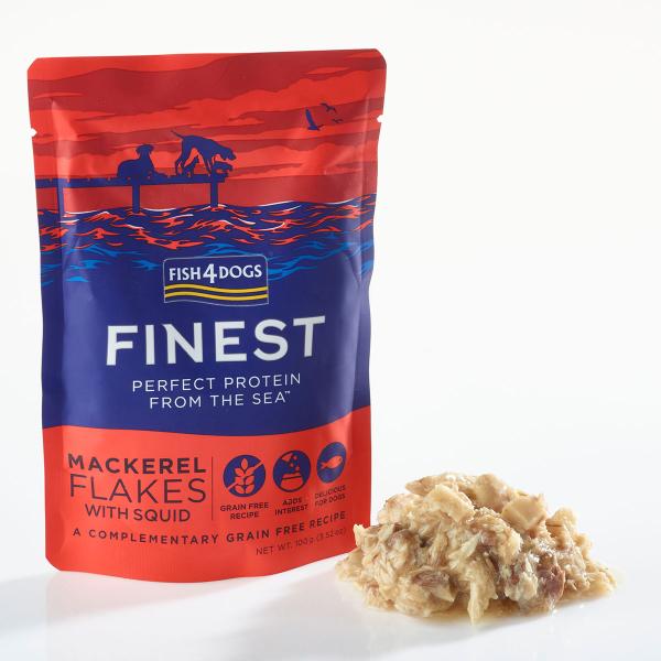 フィッシュ4ドッグ サバフレーク 100g 無添加 ドッグフード グレインフリー 穀物不使用 魚 パ...
