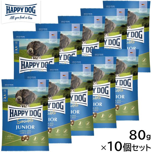 HAPPY DOG ハッピードッグ ドッグフード ヤング センシブル ジュニア ラム＆ライス（中〜大...