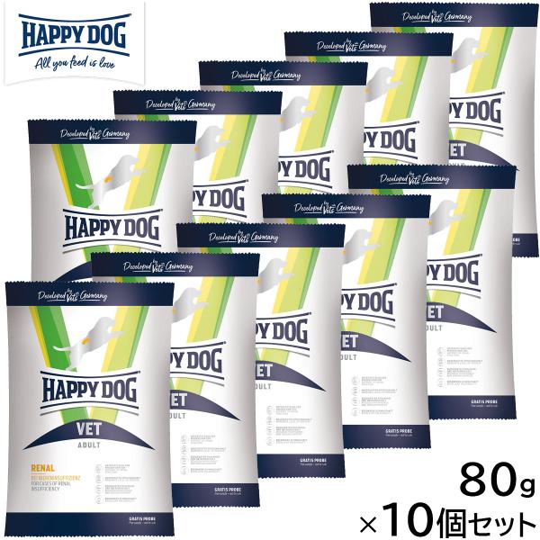 HAPPY DOG VET ハッピードッグ ドッグフード 犬用療法食 リーナル（腎臓ケア） 80g×...