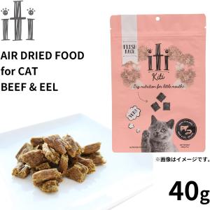 イティ エアドライ キャットフード ビーフ＆イール（うなぎ） ディナー 40g 無添加 穀物不使用 グレインフリー｜koji