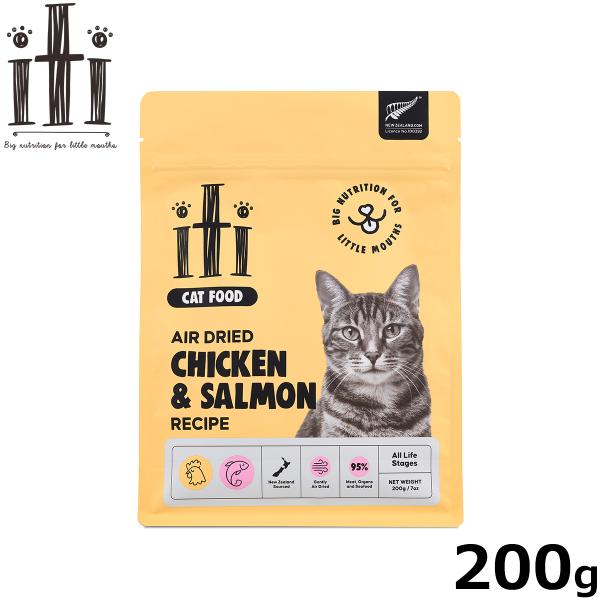 イティ エアードライ キャットフード チキン＆サーモン ディナー 200g