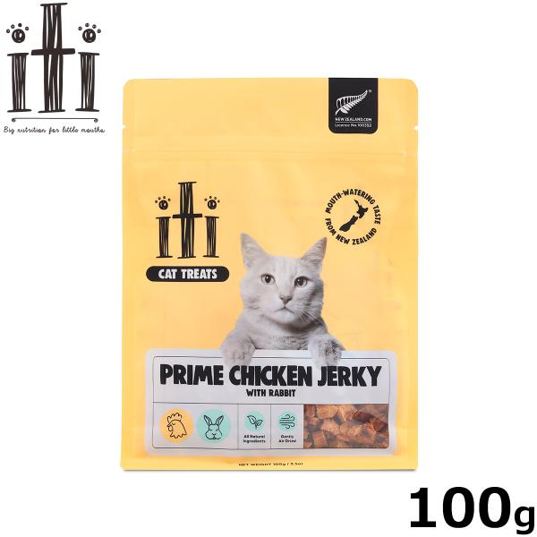 イティ キャット トリーツ チキンジャーキー 免疫ケア 100g 無添加 猫