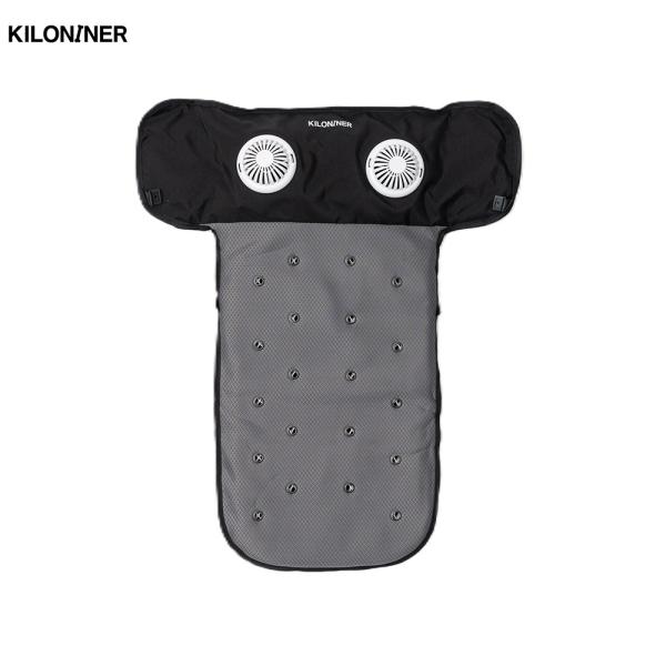 キロナイナー KILONINER エアフローマット 送風エアマット ブラック ひんやり 涼しい 丸洗...