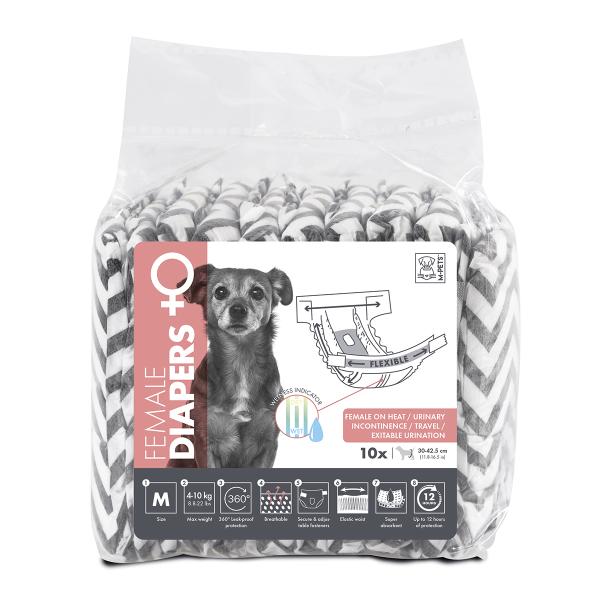 M-PETS（エムペッツ） 女の子用オムツ M 10枚
