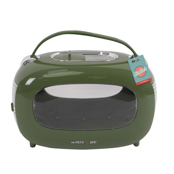 M-PETS エムペッツ クラシックペットキャリー グリーン