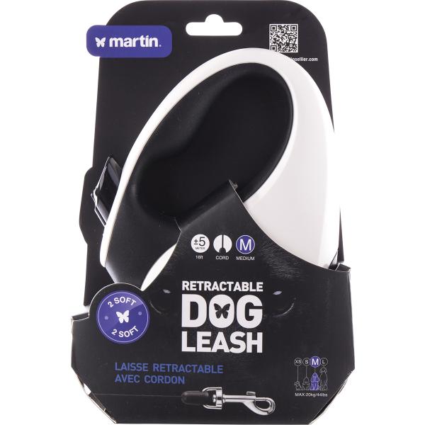 マーティン セラー MARTIN SELLIER リトラクタブルリード コード 5m M ホワイト
