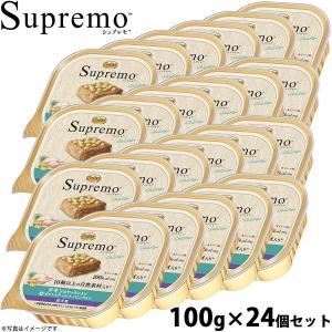 ニュートロ シュプレモ ドッグフード ウェットフード チキン 成犬用 24