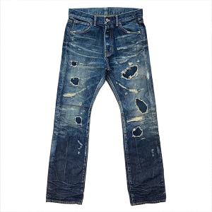 ハードリメイクメンズジーンズ サイズ28-40 ダメージジーンズ 児島