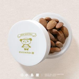 小島屋 オリジナル ナッツケース ねじり鉢巻きパンダデザイン ケースのみ アーモンド 35粒程度が入...