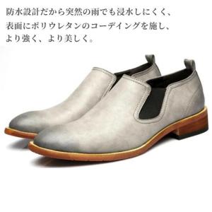 革靴 スリッポン ビジネスシューズ メンズ シ...の詳細画像5