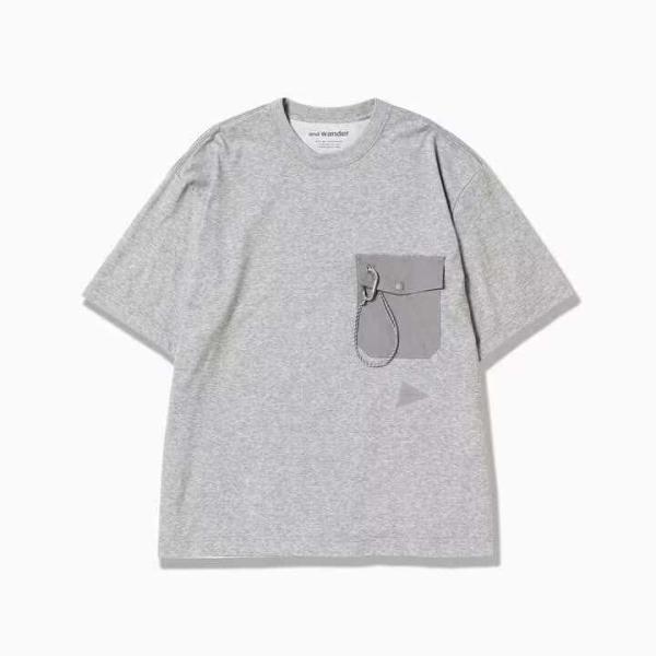 NEW! and wander アンドワンダー pocket T（ユニセックス） / 5744184...