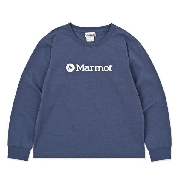【クリアランス】Marmot マーモット キッズマーモットロゴロングスリーブティーシャツ［キッズ］ ...