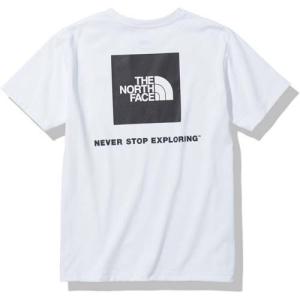 THE NORTH FACE ショートスリーブバックスクエアーロゴT M's ホワイト / SS Back Sq Logo T NT32144_W Tシャツ