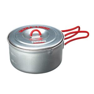 クッカー 食器 料理 山ごはん エバニュー チタンウルトラライトクッカー2 RED ECA252R