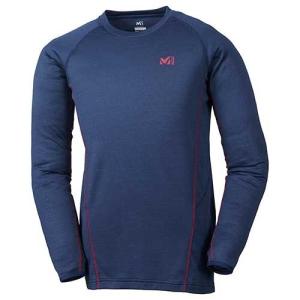 【ポイント11％】MILLET ミレー メンズ カットソー Tシャツ キャスター ウール クルー ロングスリーブ SAPHIR MIV01622〔19fwclr〕