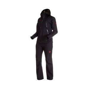 【クリアランス】 MAMMUT マムート CLIMATE Rain-Suit AF Women black-black1010-26561｜kojitusanso