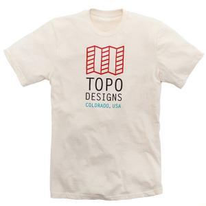 TOPO DESIGNS トポデザイン オリジナル ロゴティー メンズ ナチュラル 16731_NATURAL