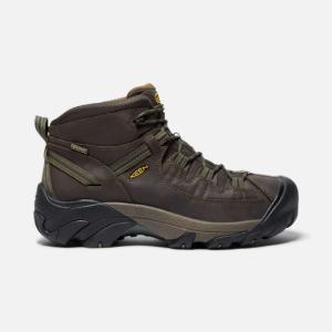 NEW! KEEN キーン メンズ  ターギー II ミッド ウォータープルーフ / 1017346 Canteen/Dark Olive｜kojitusanso