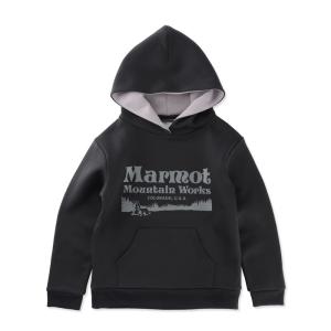 【クリアランス】 Marmot マーモット キッズヘリテージロゴパーカ / Ks Heritage Logo Parka TSFKC201 BLK｜kojitusanso