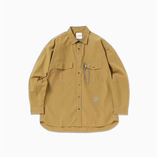 NEW! and wander アンドワンダー CORDURA typewriter LS SHIR...