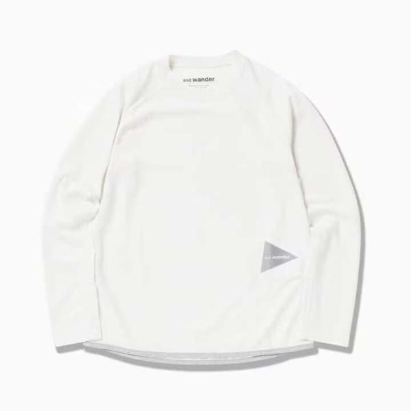 NEW! and wander アンドワンダー power dry jersey raglan LS...