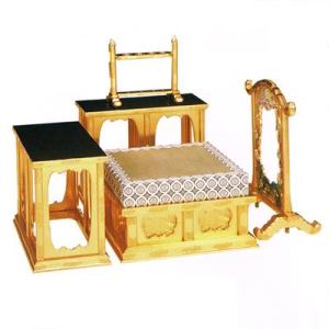 寺院用 登高座 密壇 西用 御影堂型 礼盤横巾2尺 60cm 別上品 カシュー塗