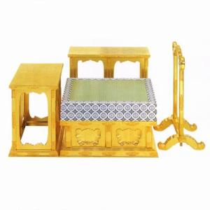 寺院用 登高座 密壇 東用 阿弥陀堂型礼盤横巾2尺 60cm 別上品 カシュー塗