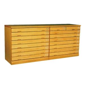 総抽斗法衣箪笥（16段 並列自在型） 法衣収納 和家具 和室収納 多段収納 桐材使用 着物収納 防湿 防虫 大容量 寺院用具 収納家具 和風家具 和モダン 日本製