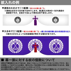 白幕(定型) 三間×小巾五巾 本麻小巾五郎丸 ...の詳細画像5