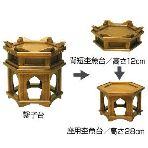 丸金台 / 丸型金台 サヤ付 木製 朱塗面金箔押 7寸 (21cm) 仏具 仏壇