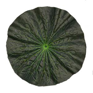 盆用品 お供え用 ハスの葉（大）約29cm 布製 蓮の葉 蓮葉 はすの葉