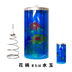 盆用品 提灯用品 盆提灯用 回転筒 単品 ホルダー付き 花柄・水玉柄 選べる2柄 白熱電球専用 LED使用不可 高さ12cm