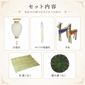 盆提灯 初盆用 お手軽5点セット(大) 白提灯...の詳細画像2