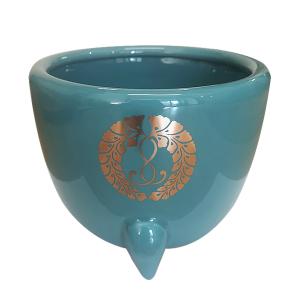 浄土真宗本願寺派用 お西用 青磁色 玉香炉 (たまごうろ)/ 土香炉 (どご