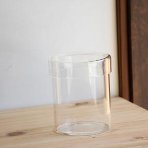 （苔テラリウム ガラス容器 蓋付き クリアー インテリア 瓶）シリンダーM（直径88ｘｈ103ｍｍ）／初めての苔テラリウム作りにおすすめ