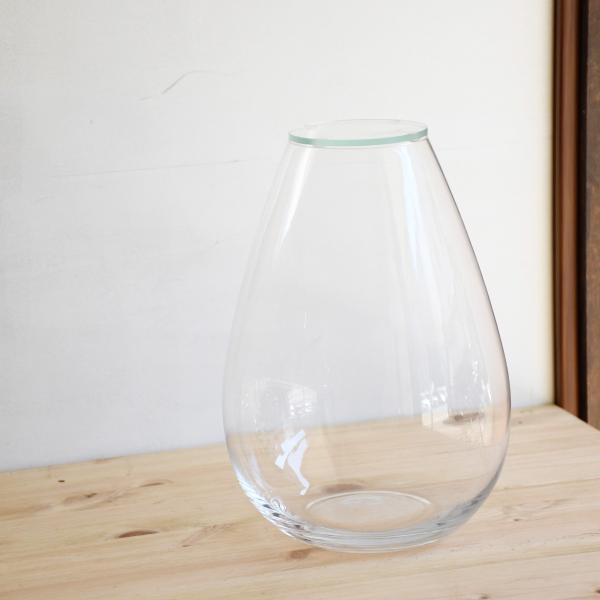 （苔テラリウム コケリウム ガラス容器 蓋付き）しずくベース・Ｌ（85ｘM175ｘｈ245ｍｍ）