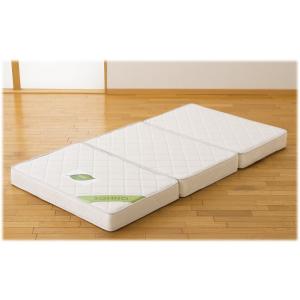 送料無料 ボンネルコイル 三分割式 マットレス sonno(ソンノ) セミダブル ホワイト 高品質