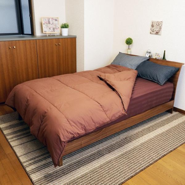 送料無料 KOKIマットレス特製 シンサレート 掛布団 セミダブル ブラウン 綿100％ 高機能中綿...