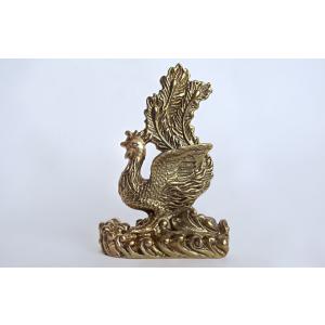 鳳凰展翔 銅製置物 風水開運 陰柔運気 / FU0002039 : 古琴堂
